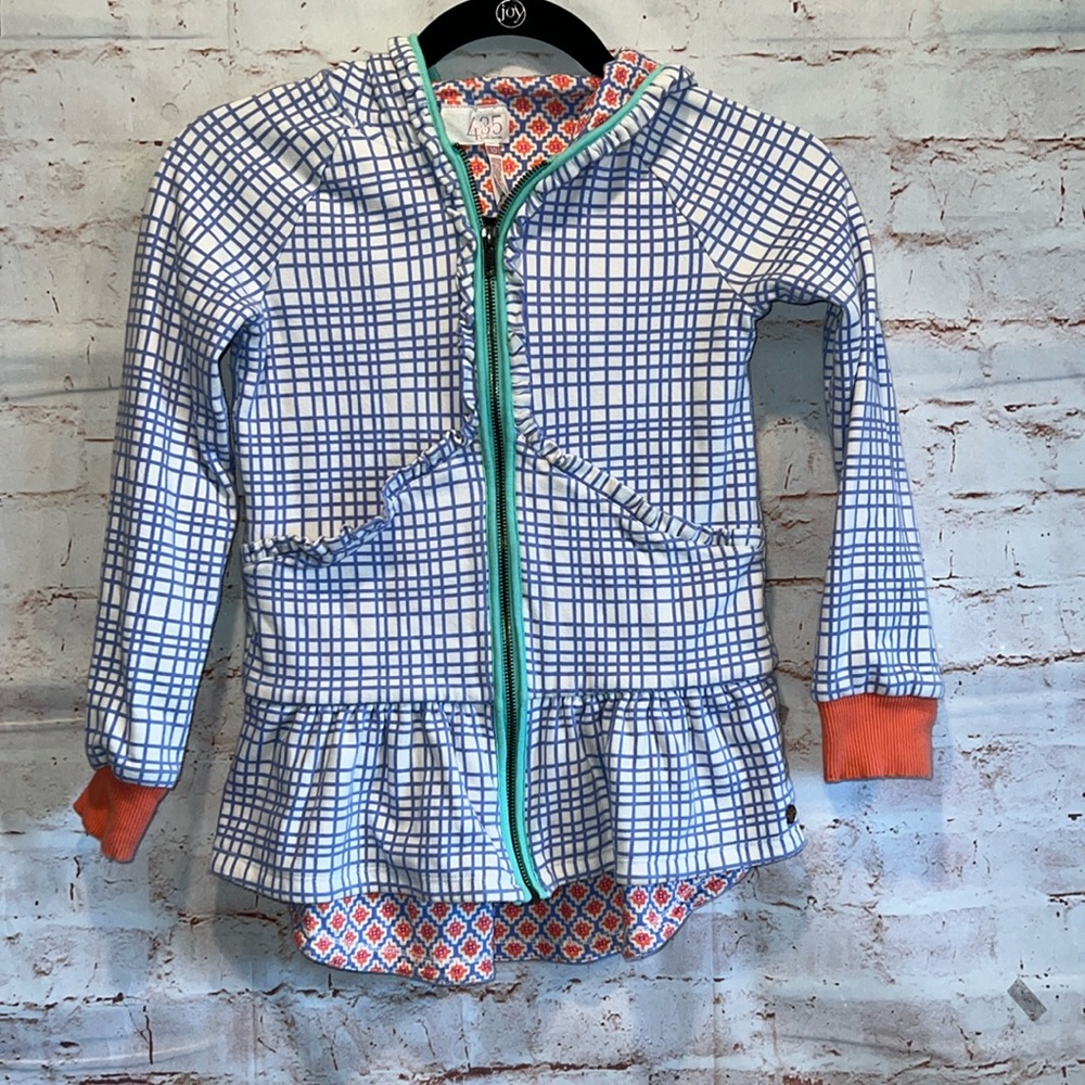Matilda Jane Jacket Youth Girls 10 The Adventure Begins Around The Block Zip Up